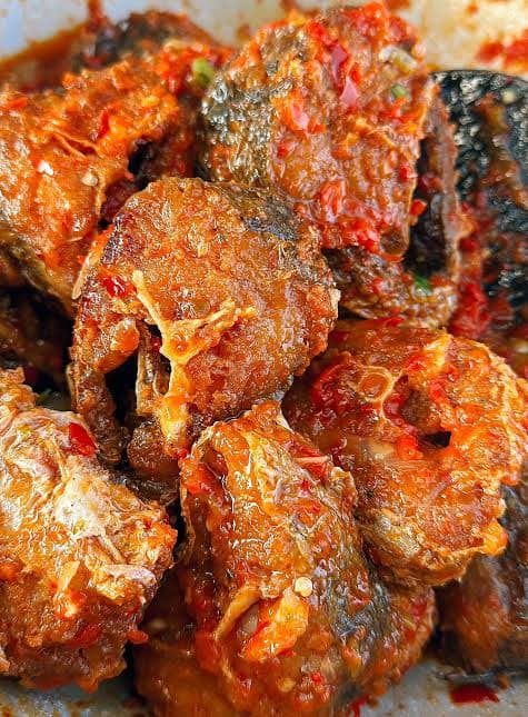 Fried Peppered Fish (Hake Fish)